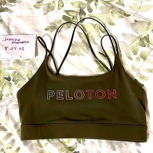 Strappy peloton bra